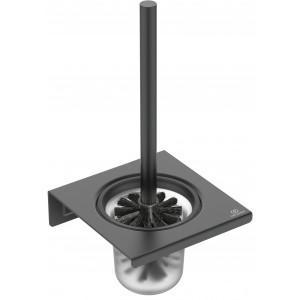 Ершик для туалета настенный Ideal Standard ALU+ черный шелк BD593XG