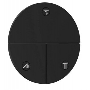 Вентиль запорный Hansgrohe ShowerSelect Comfort S на 3 потребителя черный матовый 15558670