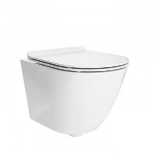 Унитаз подвесной Kerama Marazzi Sfera безободковый белый глянцевый SF.wc.02