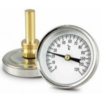 Термометр биметаллический осевой Watts AT 63 мм 1/2 0-120 °C AT6312004