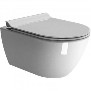 Унитаз подвесной безободковый GSI Pura Swirlflush 550x360 мм белый глянцевый 8815FR511 Унитаз подвесной безободковый GSI Pura Swirlflush 550x360 мм белый глянцевый 8815FR511