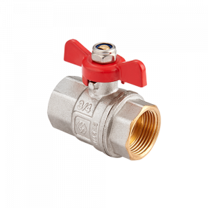 Кран шаровой Hogert Technik Premium 1/2 ВВ PN 40 ручка-бабочка BV51304 Кран шаровой Hogert Technik Premium 1/2 ВВ PN 40 ручка-бабочка BV51304