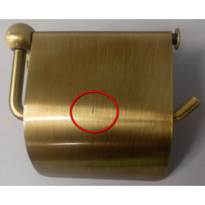 Держатель туалетной бумаги Bath Plus Old Brass с крышкой CA23692 Держатель туалетной бумаги Bath Plus Old Brass с крышкой CA23692