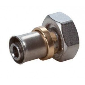 Муфта с накидной гайкой ROMMER 16х16(2.0) мм метрическая резьба RM179X023 Муфта с накидной гайкой ROMMER 16х16(2.0) мм метрическая резьба RM179X023