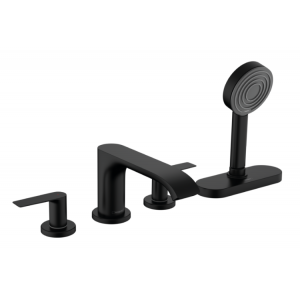 Смеситель для ванны Hansgrohe Vivenis скрытого монтажа черный матовый 75444670 Смеситель для ванны Hansgrohe Vivenis скрытого монтажа черный матовый 75444670