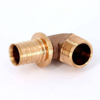 Угольник-переходник REHAU RAUTITAN RX+ 32х1 НР бронза 456352