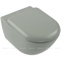 Унитаз подвесной Villeroy & Boch Antao 370x560 мм CeramicPlus цвет Morning Green 4674T0R8