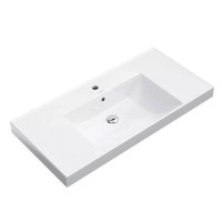 Раковина подвесная Kerama Marazzi CUBO 100 белая глянцевая CU.wb.100
