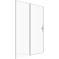 Душевая дверь в нишу Allen Brau Priority 1200 мм стекло Optiwhite серебро 3.31008.BA