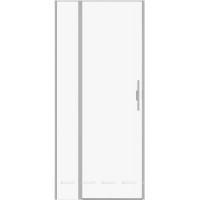 Душевая дверь Allen Brau Priority 900 мм стекло Optiwhite 8 мм браш. алюминий 3.31026.BA