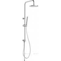 Душевая стойка Aquanet Practic R без смесителя верхний душ 200 мм хром AF100-70-R-C