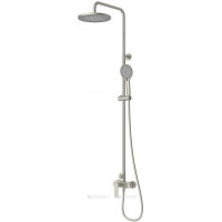 Душевая стойка со смесителем Cezares STYLUS сатин матовый STYLUS-CD-IN