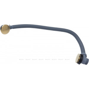 Слив-перелив Allen Brau Priority Round Click-Clack 600 мм браш. золото 5.31027-GB