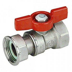 Кран шаровой Giacomini R251P 3/4 x 1 ВВ с накидной гайкой бабочка R251PX005 Кран шаровой Giacomini R251P 3/4 x 1 ВВ с накидной гайкой бабочка R251PX005
