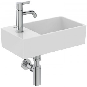 Раковина подвесная Ideal Standard Extra 45x25x12 см 1 отверстие слева Sx белая T373301
