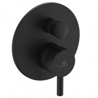 Смеситель для 2 потребителей встраиваемый Ideal Standard Ceraline черный матовый A6939XG