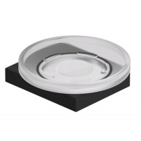 Мыльница Kludi VELA C 110x112x30 мм черный матовый 3198539