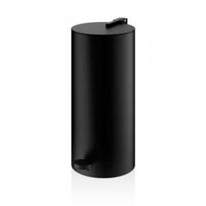 Ведро с педалью и крышкой Decor Walther Bin 3 14.5x33.5 см черный матовый 0612760 Ведро с педалью и крышкой Decor Walther Bin 3 14.5x33.5 см черный матовый 0612760