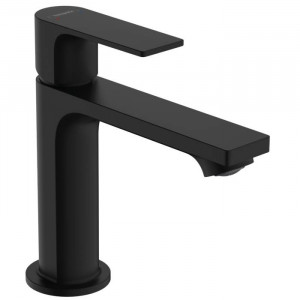 Смеситель для раковины Hansgrohe Rebris E с донным клапаном матовый черный 72557670 Смеситель для раковины Hansgrohe Rebris E с донным клапаном матовый черный 72557670