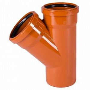 Тройник канализационный наружный Ostendorf KGEA 45° 160/160 мм PVC 222300 Тройник канализационный наружный Ostendorf KGEA 45° 160/160 мм PVC 222300