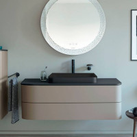 Тумба подвесная Duravit Happy D.2 Plus 130x55x40.8 см с 2 ящиками stone grey satin matt HP497209292/HP031KM8080