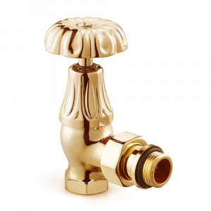Клапан радиаторный угловой SR Rubinetterie Floral Old Style 1/2 золото 0337-1500D000 Клапан радиаторный угловой SR Rubinetterie Floral Old Style 1/2 золото 0337-1500D000