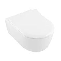 Унитаз подвесной Villeroy & Boch Avento безободковый с сиденьем SlimSeat микролифт 5656RS01