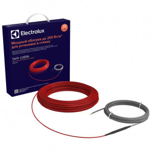 Теплый пол электрический Electrolux Twin Cable ETC 2-17-2000 кабель 2000 Вт 1073707