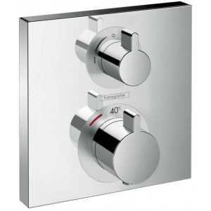 Термостат hansgrohe Ecostat Square для 2 потребителей внешняя часть хром 15714000
