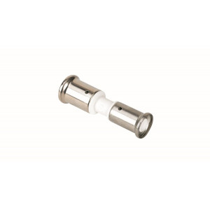 Муфта-пресс переходная Henco PVDF 26x16 мм белая 16PKW-2616
