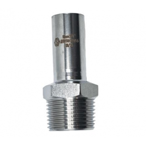 Переходник пресс Högert Technik 22 мм x 3/4 НР нержавеющая сталь SS6200605 Переходник пресс Högert Technik 22 мм x 3/4 НР нержавеющая сталь SS6200605