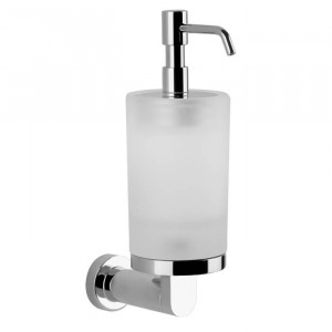 Дозатор для жидкого мыла подвесной Gessi Emporio Accessories сатинированное стекло хром 38815#031
