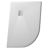 Душевой поддон асимметричный RGW Stone Tray ST/AR-W 1200х900 мм белый 16154129-01R