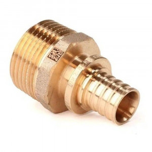 Переходник REHAU RAUTITAN RX+ с наружной резьбой 20-R 3/4 бронза 12721201001 Переходник REHAU RAUTITAN RX+ с наружной резьбой 20-R 3/4 бронза 12721201001