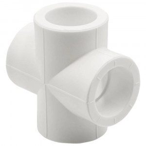 Крестовина THERMOLIGHT PP-R 32 мм белая 1620495 Крестовина THERMOLIGHT PP-R 32 мм белая 1620495
