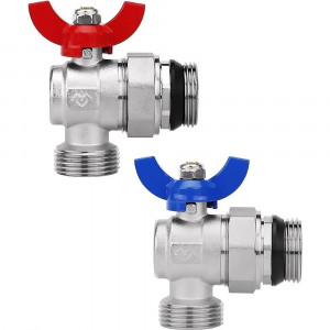 Комплект шаровых кранов для коллектора Varmega 1х1 НР-НР с разъемным соединением 2 шт VM15101 Комплект шаровых кранов для коллектора Varmega 1х1 НР-НР с разъемным соединением 2 шт VM15101