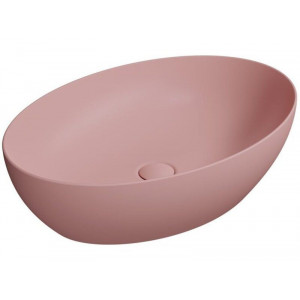 Раковина-чаша накладная GSI Pura 600х420 мм с донным клапаном Blush матовый 8842PVC24 Раковина-чаша накладная GSI Pura 600х420 мм с донным клапаном Blush матовый 8842PVC24