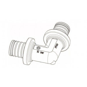 Угольник 90° Elsen Monolit 16 мм PPSU EFA211616P Угольник 90° Elsen Monolit 16 мм PPSU EFA211616P