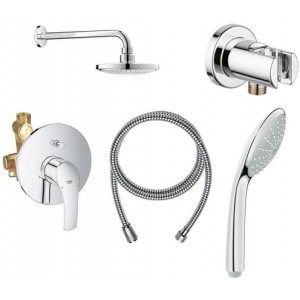 Душевая система 5 в 1 GROHE Eurosmart с верхним душем Tempesta 210 хром 124440