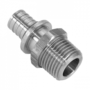 Муфта переходная Rehau RAUTITAN SX с НР 16х2.2-R1/2 нержавеющая сталь 11377221001 Муфта переходная Rehau RAUTITAN SX с НР 16х2.2-R1/2 нержавеющая сталь 11377221001