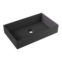 Раковина накладная Alice SPY Rectangular 60x38 см черный матовый 34250108