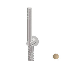 Душевой гарнитур Newform X-STEEL 316 настенный держатель ручной душ шланг 150 см PVD Brushed pale gold 69645X.59.098