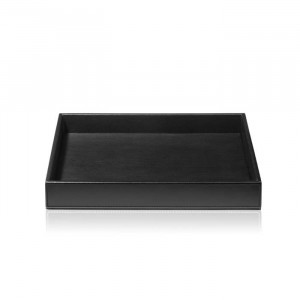 Лоток универсальный Decor Walther Brownie Tab Q 26x22 см черная кожа 0932560 Лоток универсальный Decor Walther Brownie Tab Q 26x22 см черная кожа 0932560