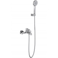 Смеситель для ванны Aquanet Европа с душевым набором 3jet хром AQ1349CR