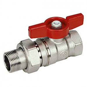 Кран шаровой Giacomini R259D 1/2 ВН ручка-бабочка со сгоном R259X003 Кран шаровой Giacomini R259D 1/2 ВН ручка-бабочка со сгоном R259X003
