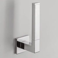 Держатель туалетной бумаги Colombo Design Basic Q вертикальный хром B3790.CR