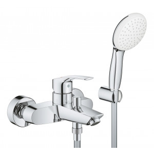 Смеситель для ванны GROHE Eurosmart с душевым набором Tempesta 110 хром 25276003 Смеситель для ванны GROHE Eurosmart с душевым набором Tempesta 110 хром 25276003