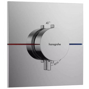 Термостат hansgrohe ShowerSelect Comfort E для 1 потребителя внешняя часть хром 15574000 Термостат hansgrohe ShowerSelect Comfort E для 1 потребителя внешняя часть хром 15574000