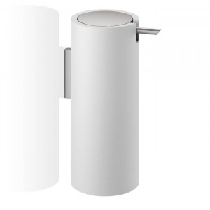 Дозатор для мыла подвесной Decor Walther Stone WSP белый / сталь матовая 0972255 Дозатор для мыла подвесной Decor Walther Stone WSP белый / сталь матовая 0972255