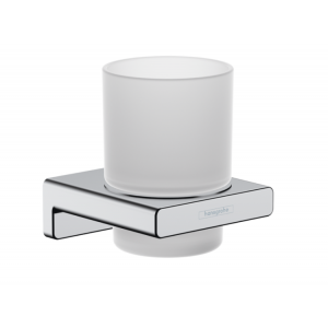 Стакан с держателем Hansgrohe AddStoris 81x91x94 мм хром 41749000 Стакан с держателем Hansgrohe AddStoris 81x91x94 мм хром 41749000